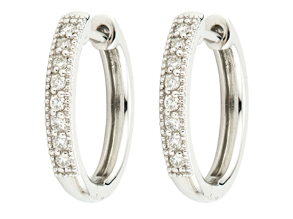 Jude Frances Camelia Hoop Earrings for Women - 14K Gold Plated Floral Dangle Earrings - Elegant Gift for Birthday, Anniversary & Valentine's Day - Perfect for Weddings, Parties & Everyday Wear