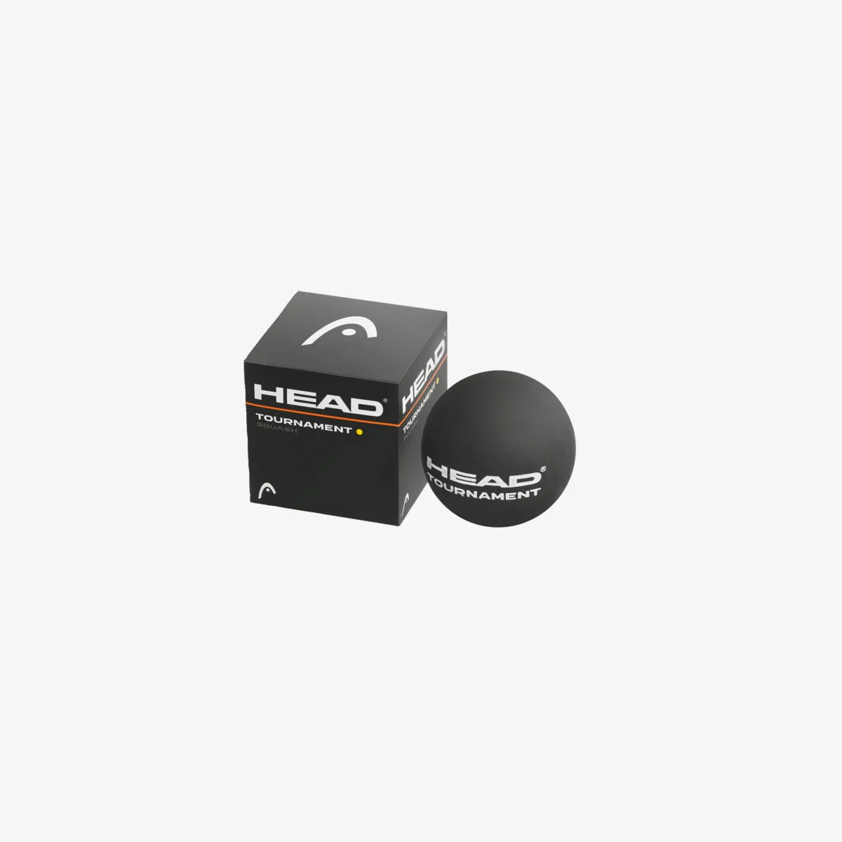 Head Tournament Single Dot Squash Balls (Pack of 12) - Professional Competition Squash Balls for Indoor Court Training & Match Play