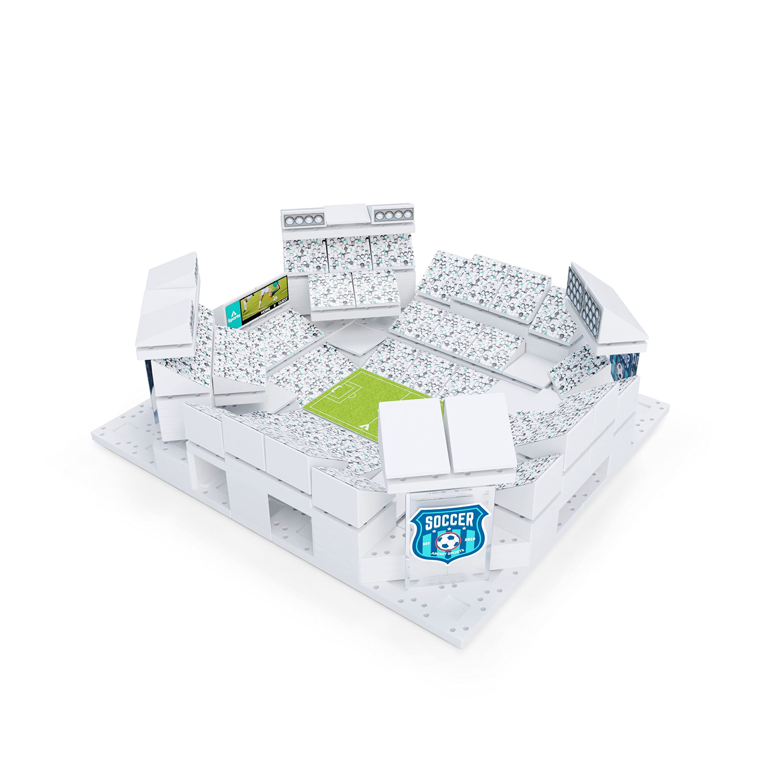 Arckit Stadium Volume 1 Scale Model Building Blocks Kit - STEM Educational Architecture Toy for Kids & Adults | Creative Gift for Model Builders | Perfect for School Projects, Home Decor & Architecture Enthusiasts