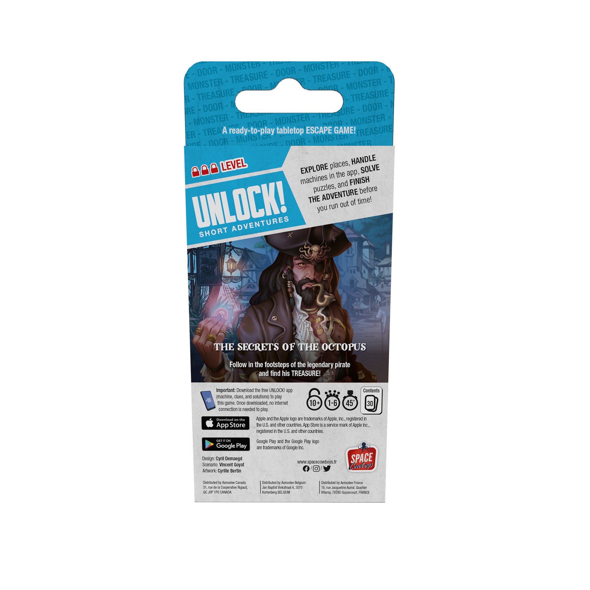 UNLOCK! Short: The Secrets of the Octopus - Escape Room Board Game for Adults & Teens - Perfect for Game Nights & Team Building Activities