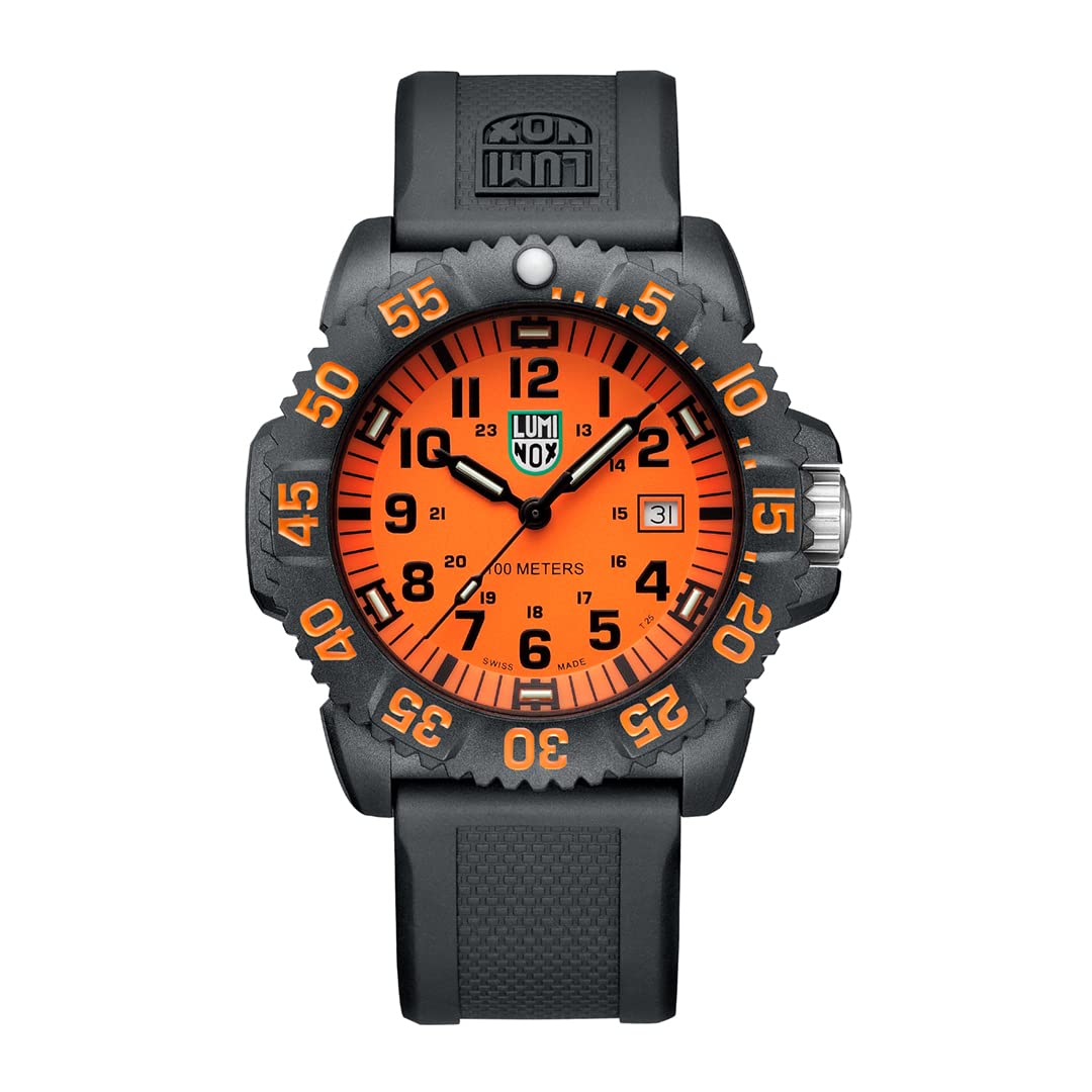 Luminox G Sea Lion Men's Military Watch with Date Function - 100m Water Resistant Swiss Made Diver's Watch - Perfect for Outdoor Adventures, Scuba Diving & Tactical Operations
