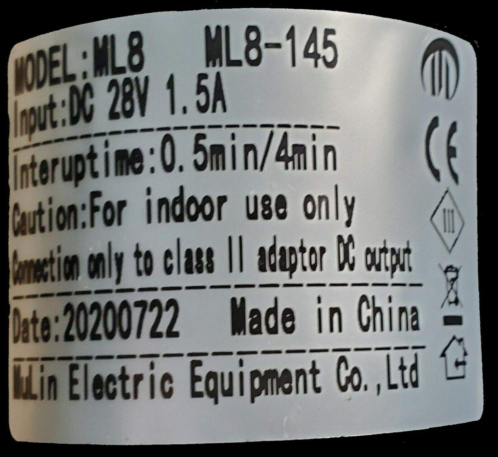 Mulin ML8-145 Power Recliner Motor Replacement with Cord - Linear Actuator for Sofa, Lift Chair, Couch, Massage Seat & Bed - Perfect for Home Theater, Living Room & Elderly Comfort