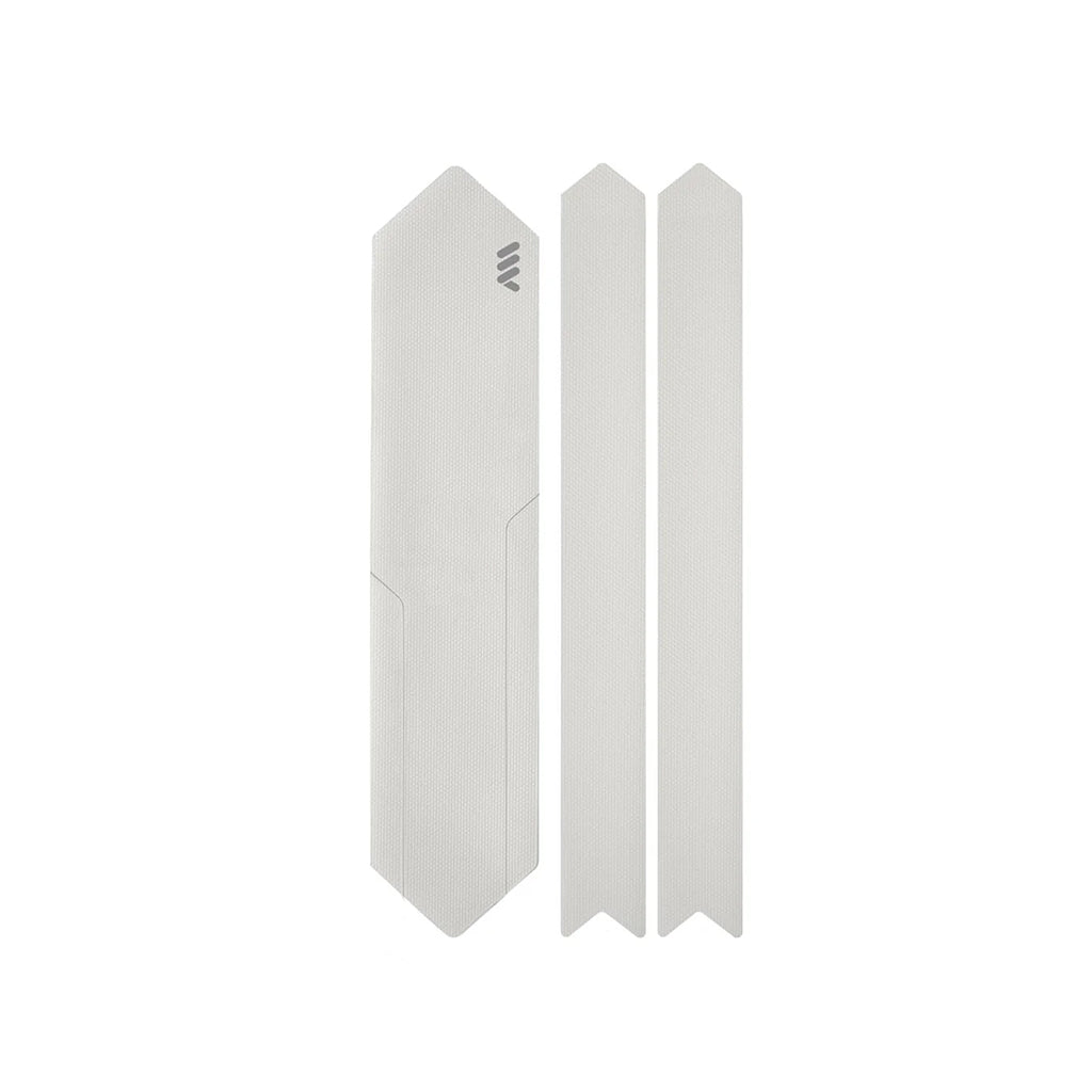 All Mountain Style Honeycomb Chain Guard - Clear/Silver - Durable Bicycle Chain Protector for MTB, Road & Commuter Bikes - Perfect for Off-Road Trails & Urban Cycling