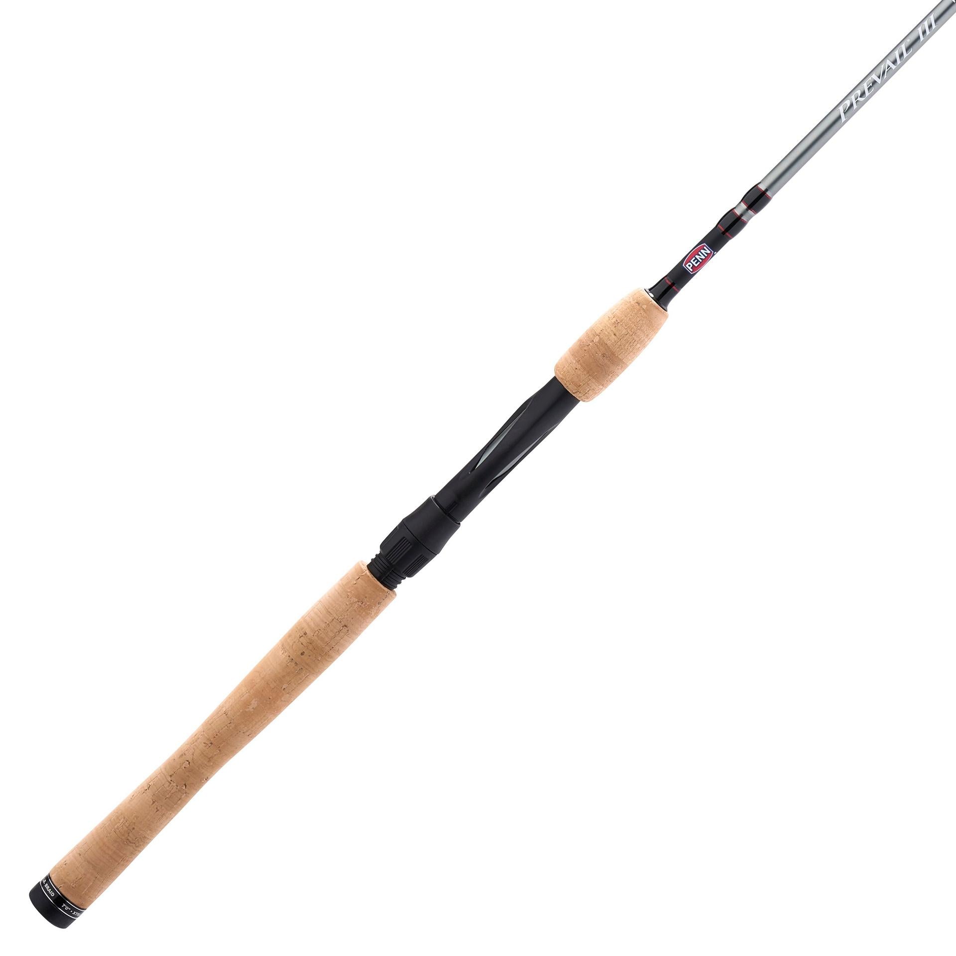 Prevail® III Inshore Spinning Fishing Rod - Lightweight Graphite Saltwater Rod for Bass, Trout & Redfish - Perfect for Kayak Fishing & Shore Casting