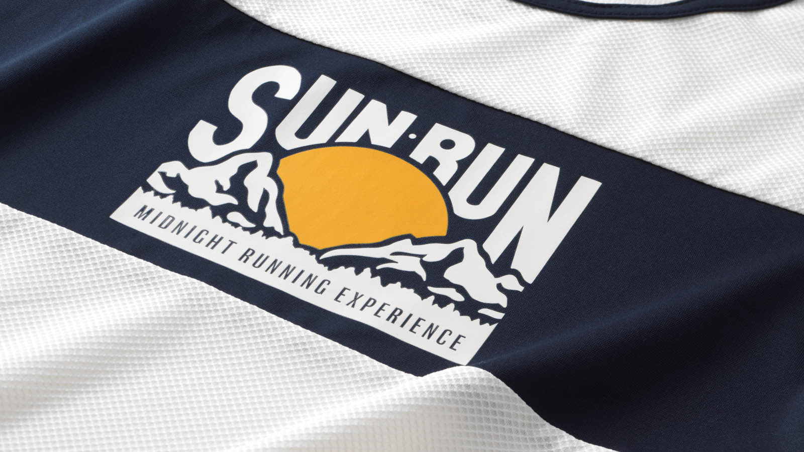 Sun Run Men's Performance Singlet - Breathable Running Top in Off White/Estate Blue | Ideal for Jogging, Gym Workouts & Outdoor Sports