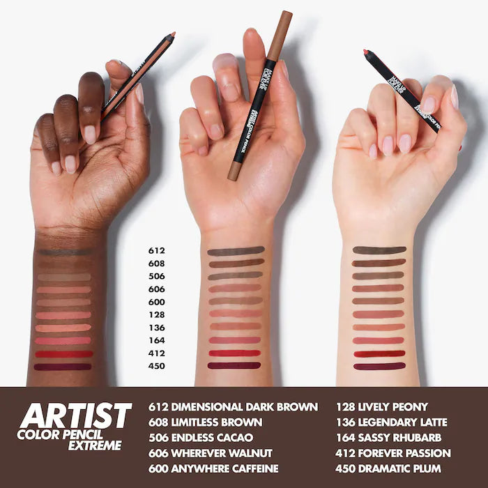 MAKE UP FOR EVER Artist Color Pencil Extreme Waterproof Lip Liner - Long-Lasting Lip Contour for All-Day Wear, Smudge-Proof & Transfer-Resistant - Perfect for Parties, Weddings & Professional Makeup Looks