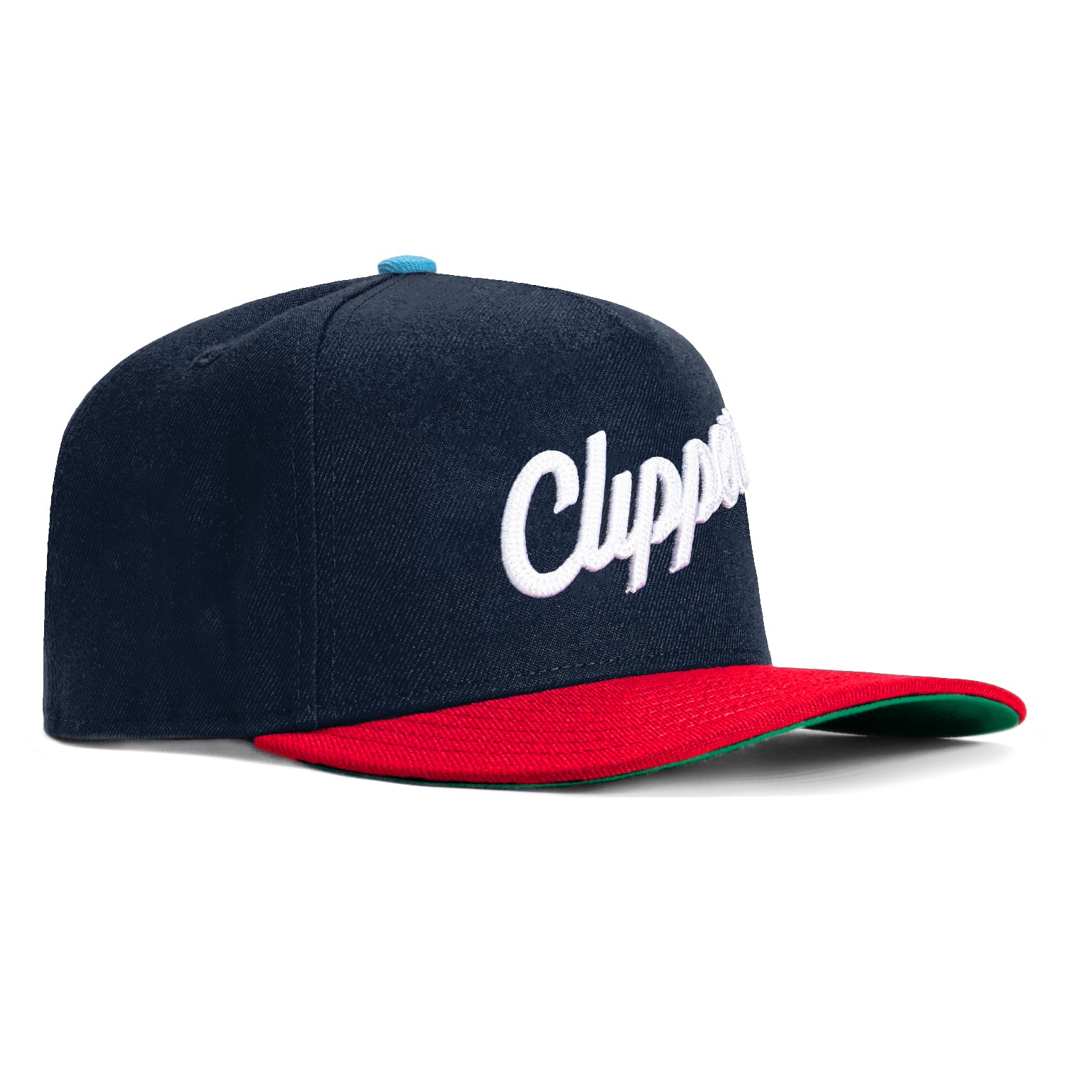 New Era 9Seventy Los Angeles Clippers Script Stretch Snapback Hat - Navy & Red - Adjustable Baseball Cap for Men & Women - Perfect for Basketball Games, Streetwear & Casual Outfits