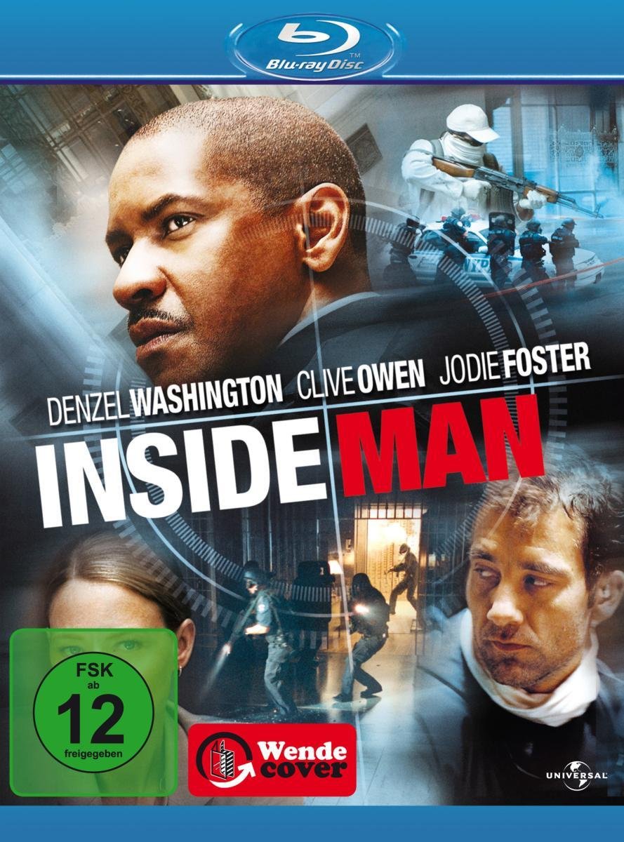 Inside Man - Movie [Blu-ray] | Crime Thriller Film | Perfect for Movie Nights & Home Theater Collections
