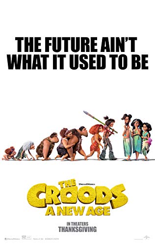 The Croods: A New Age (2020) Original Authentic Movie Poster 27x40 Inches - Double-Sided - Rolled - Starring Nicolas Cage, Emma Stone - Perfect for Home Theater, Man Cave & Movie Memorabilia Collection