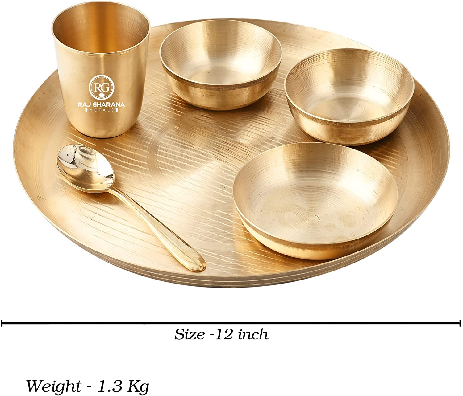 Premium Bronze Kansa Set for Ayurvedic Massage & Skincare | Handcrafted Copper Alloy Facial Tools for Glowing Skin | Perfect for Spa, Wellness & Self-Care Rituals