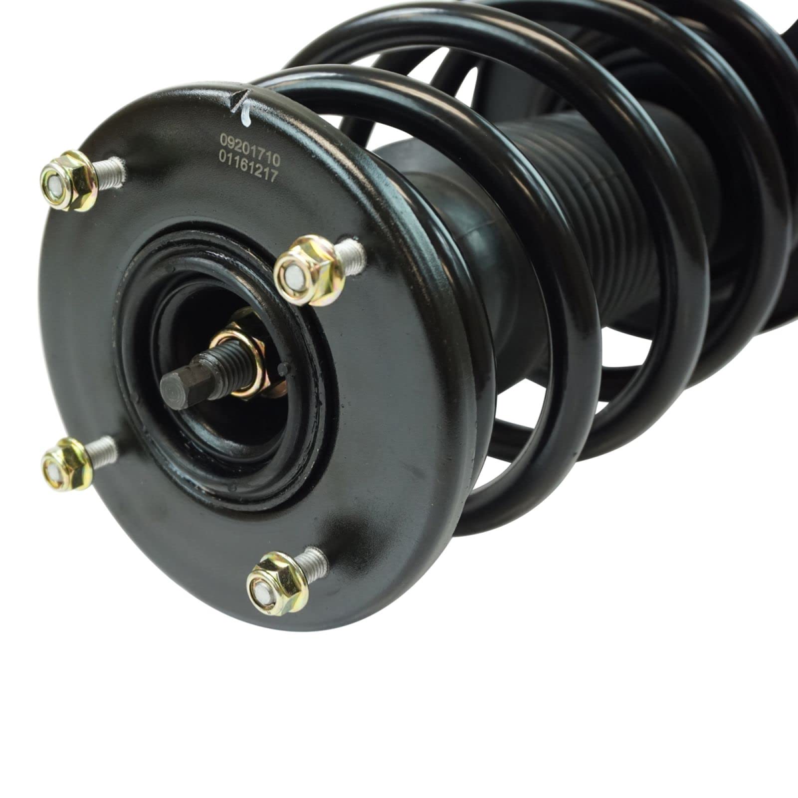 TRQ Front Left Complete Strut & Coil Spring Assembly - Compatible with 2010-2012 Ford Taurus - Perfect for Smooth Ride & Suspension Repair | Drivers Side Replacement Part