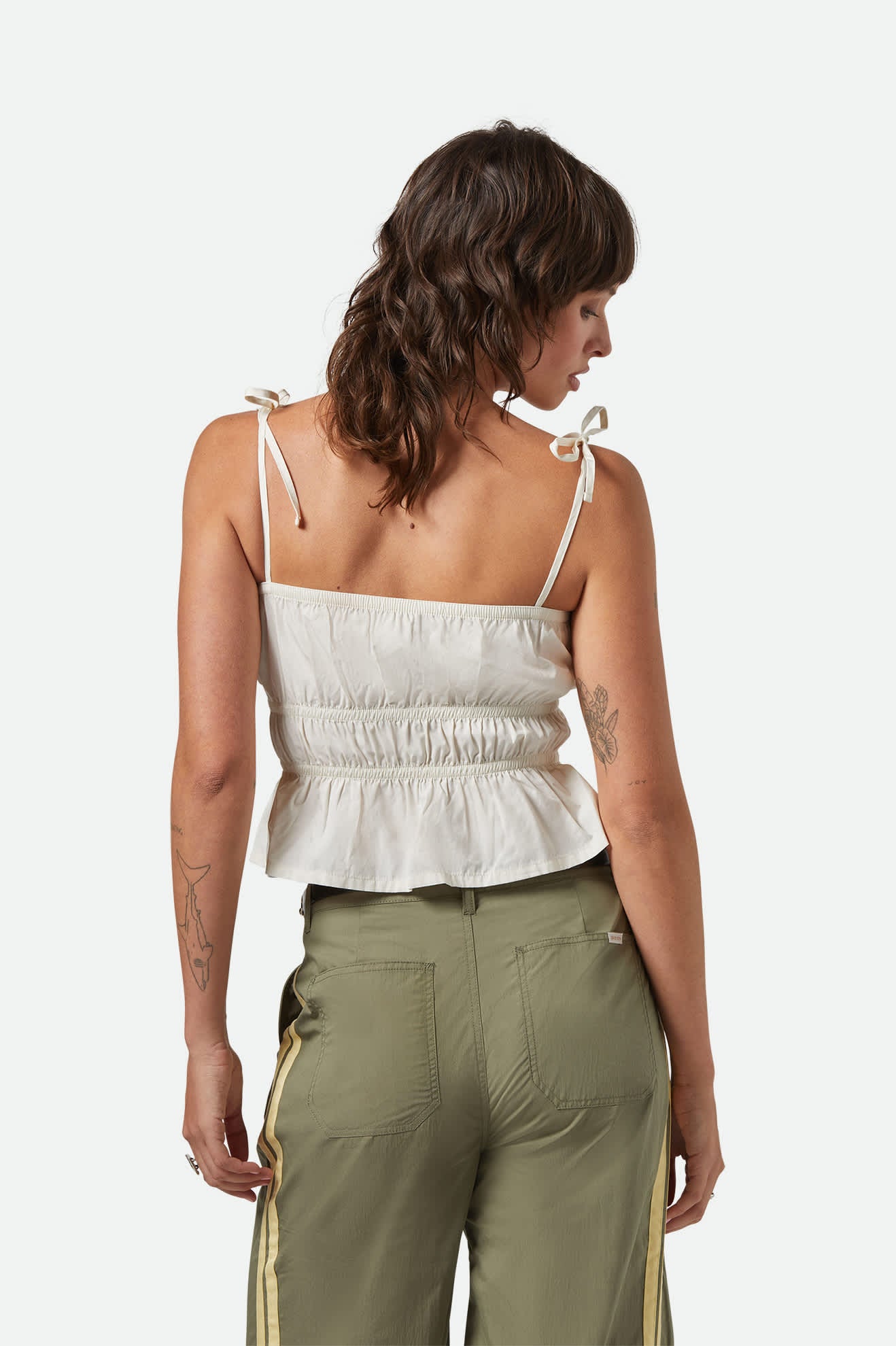 Eden Smocked Top for Women - Elegant Off White Blouse for Casual & Party Wear | Perfect for Summer Outfits, Dates & Special Occasions