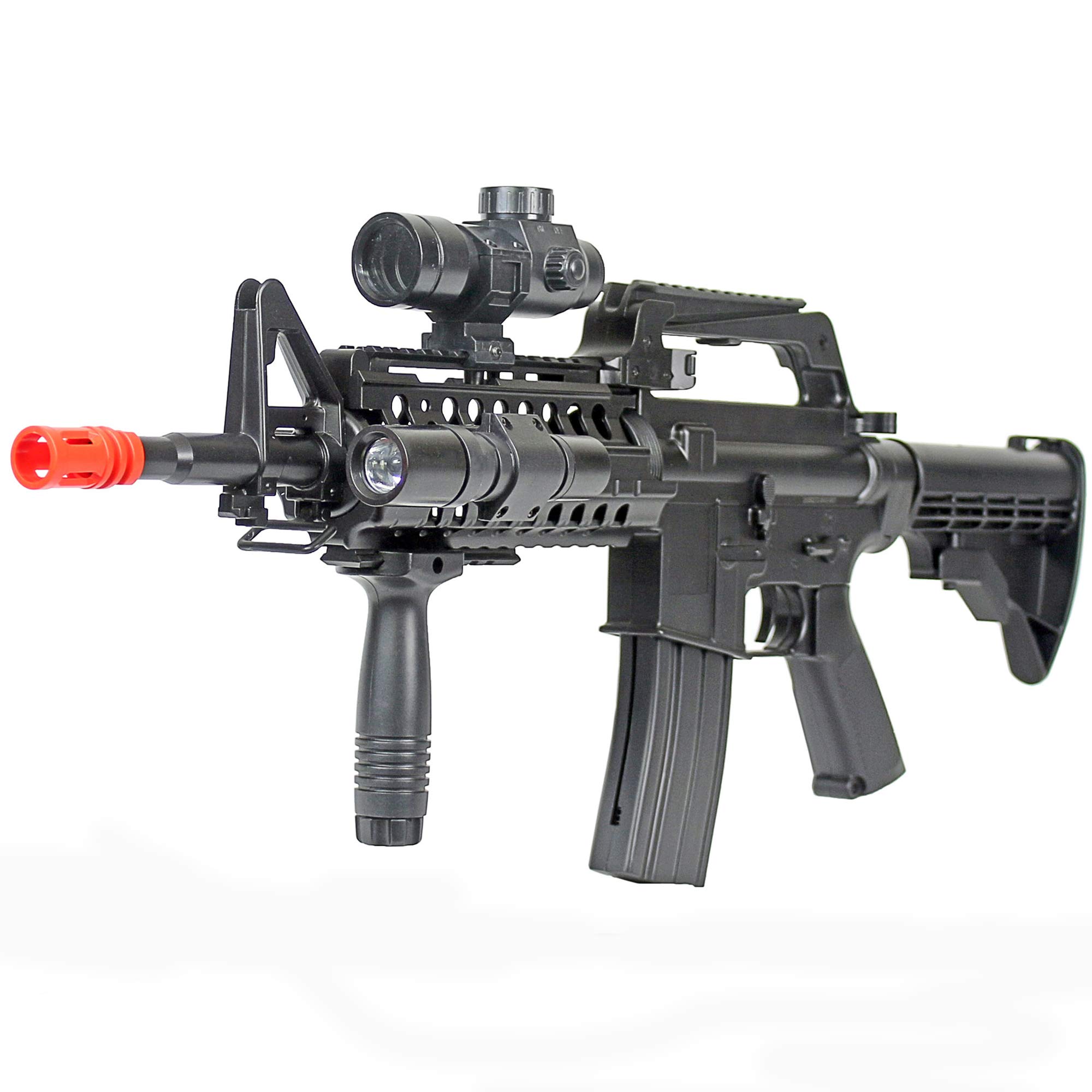 BBTac Airsoft Gun Package - Dark Ops Collection - Powerful Spring Rifles, Shotguns, SMGs, Pistols with BBs - Perfect Starter Kit for Outdoor Shooting, Tactical Training & Airsoft Battles