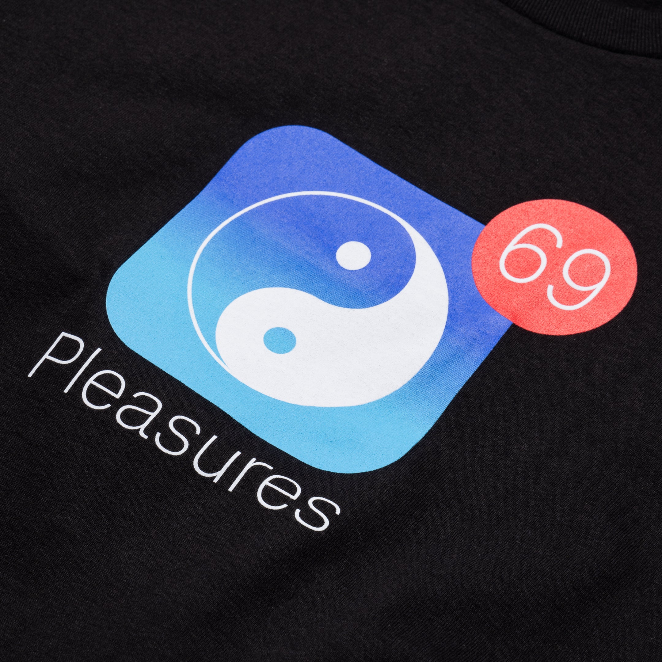 Pleasures Notify Tee - Black Unisex Graphic T-Shirt | Streetwear Fashion for Men & Women | Perfect for Casual Wear, Outfits & Urban Style