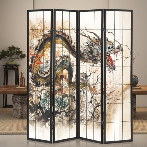 4 Panel Dragon - Black