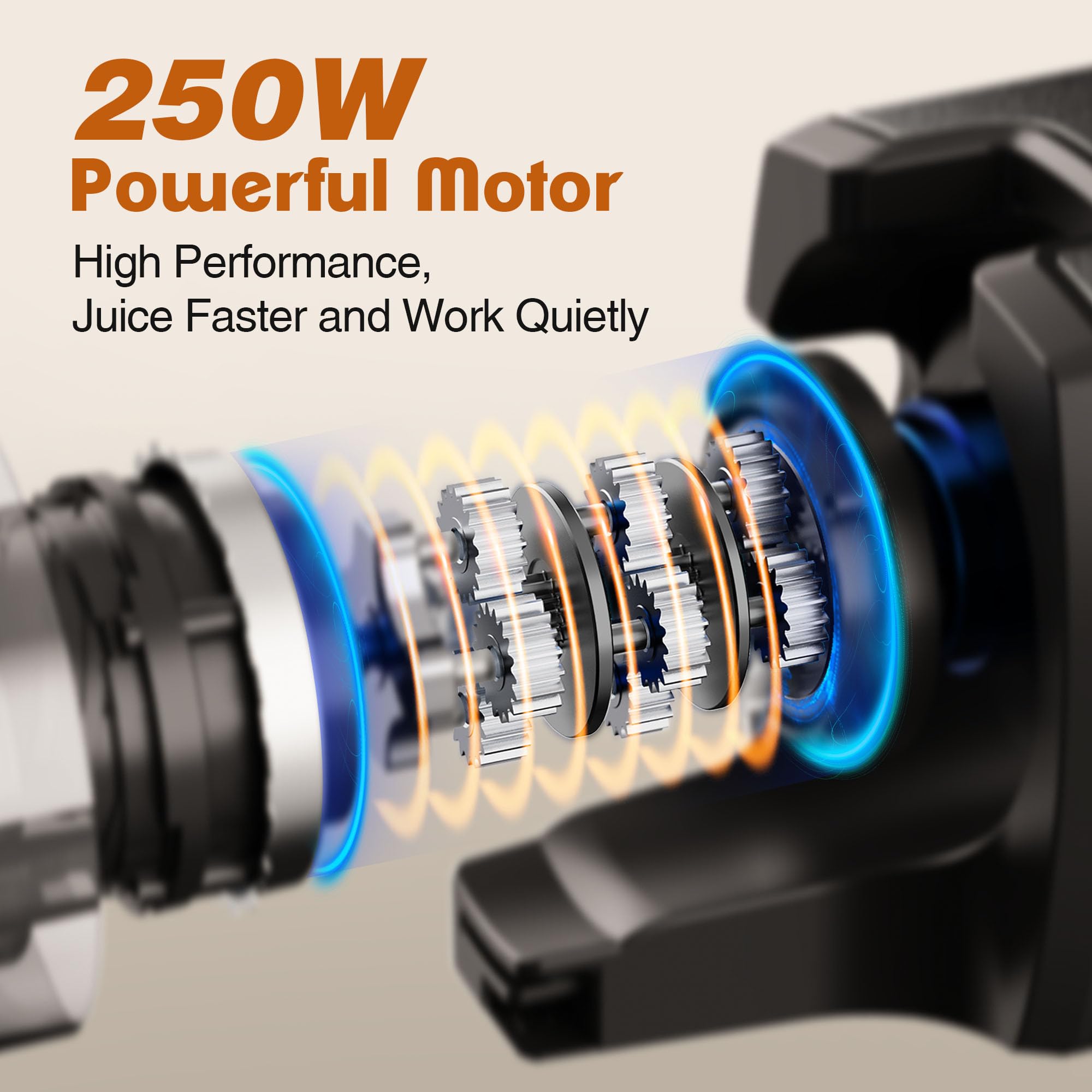 Premium Cold Press Juicer Machine - Fretta 5.3