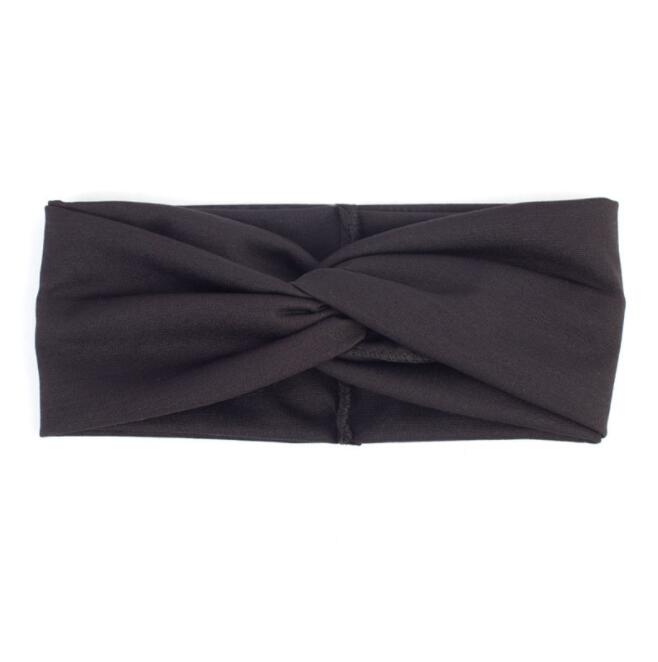 Women's Elastic Twist Turban Headband - Soft Stretchy Yoga Headwrap for Sports, Workouts & Everyday Style - Hair Accessories for Women & Girls