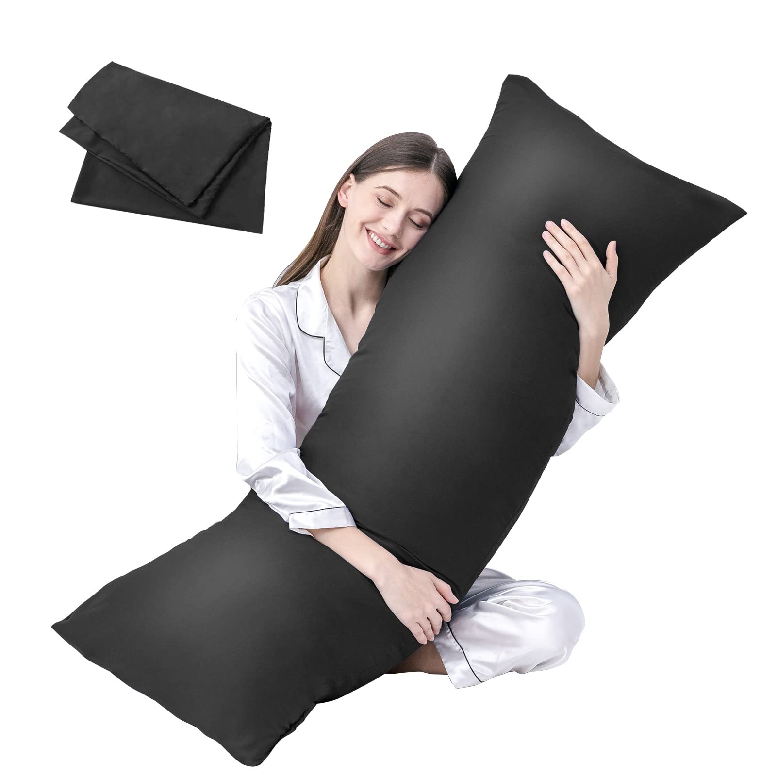 Premium Full Body Pillow Insert with Soft Fiber Cover - Ultra Comfortable 20