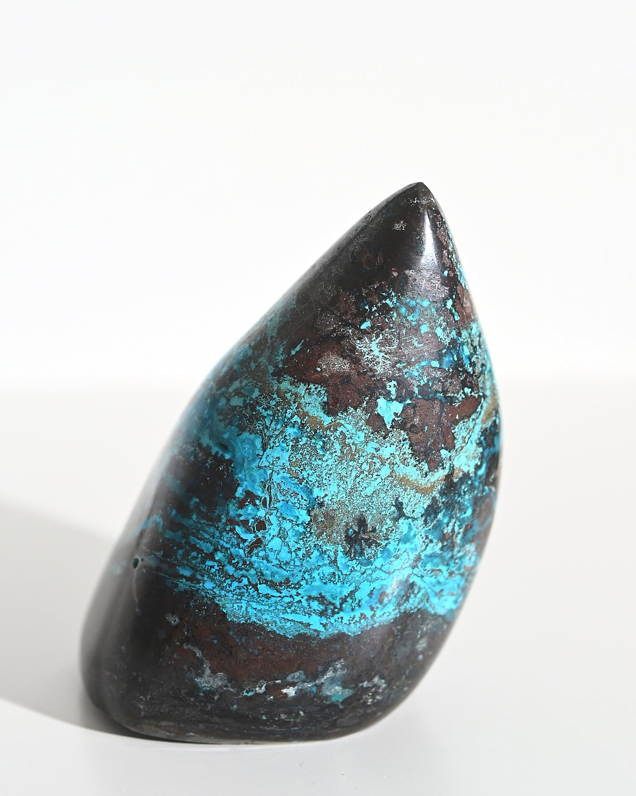 Natural Peruvian Chrysocolla Freeform Stone - Healing Crystal for Jewelry Making, Meditation & Home Decor | Handcrafted Spiritual Gemstone