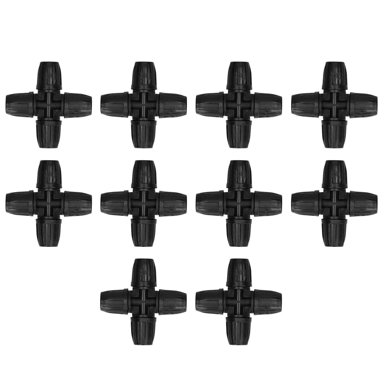 8-Way Garden Hose Connector - 10PCS Irrigation Fittings for Outdoor Watering