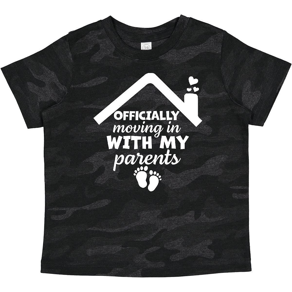 Inktastic NICU Graduate Officially Moving in with My Parents Baby T-Shirt - Cute Infant Bodysuit for NICU Graduates, Newborns & Preemies - Perfect for Homecoming, Family Photos & Special Occasions