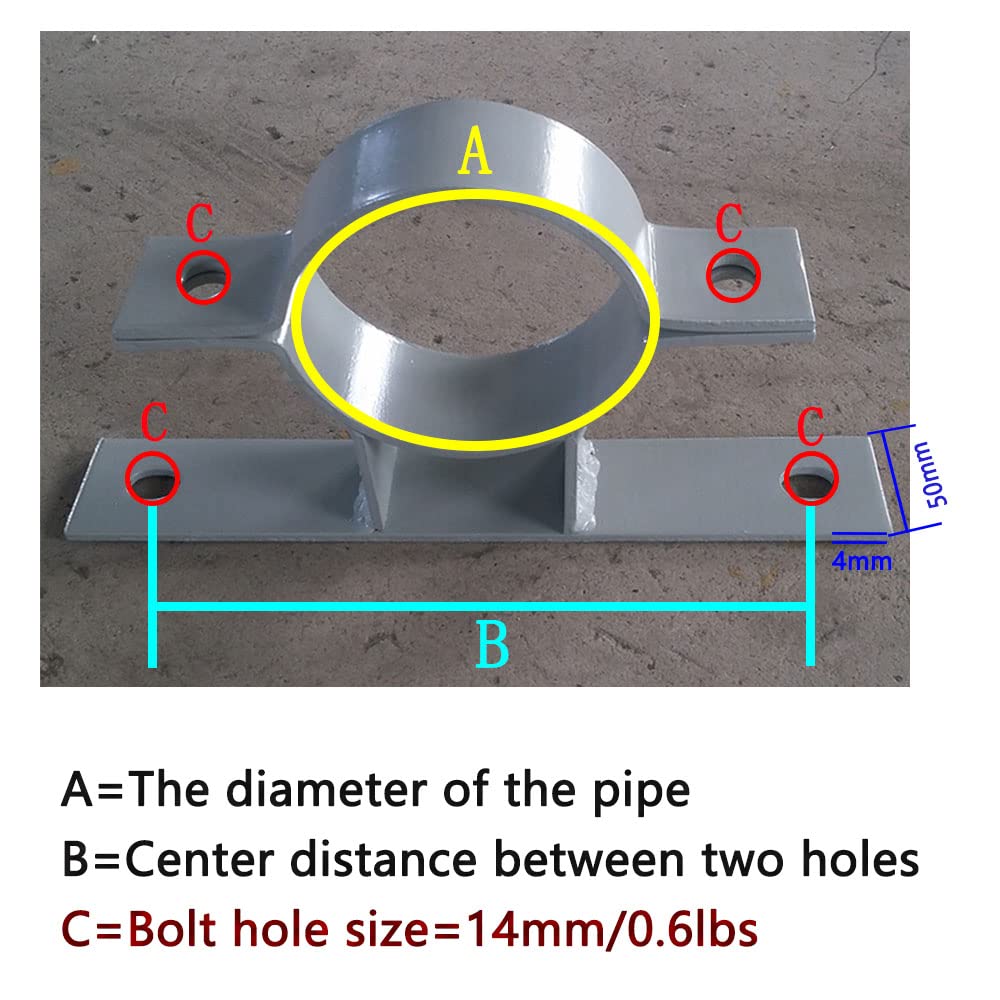 Heavy Duty Pipe Clamps - 22 Sizes for Securing Cylinders, Pipes, LED Light Boxes & Electrical Boxes | Industrial & DIY Plumbing, Lighting & Electrical Projects