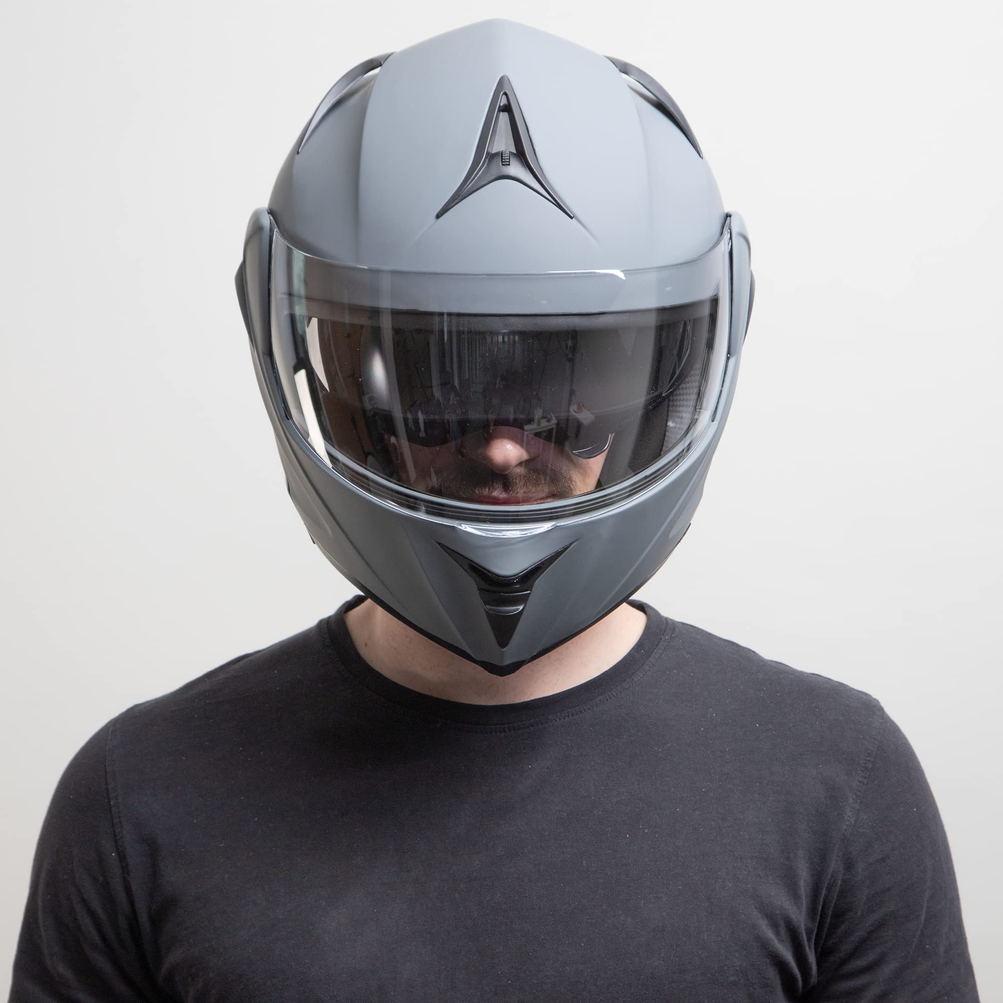 Modular Motorcycle Helmet for Adults - DOT Approved Dual Visor for Men & Women - Perfect for ATV & Motorbike Rides
