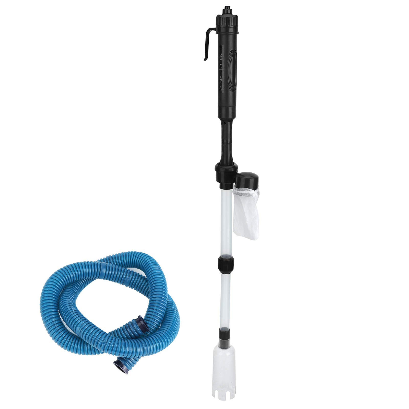 Electric Gravel Cleaner - 3-in-1 Aquarium Water Changer with Sludge Extraction | Plastic Fish Tank Vacuum for Easy Water Changes & Substrate Cleaning | Perfect for Freshwater & Saltwater Tanks