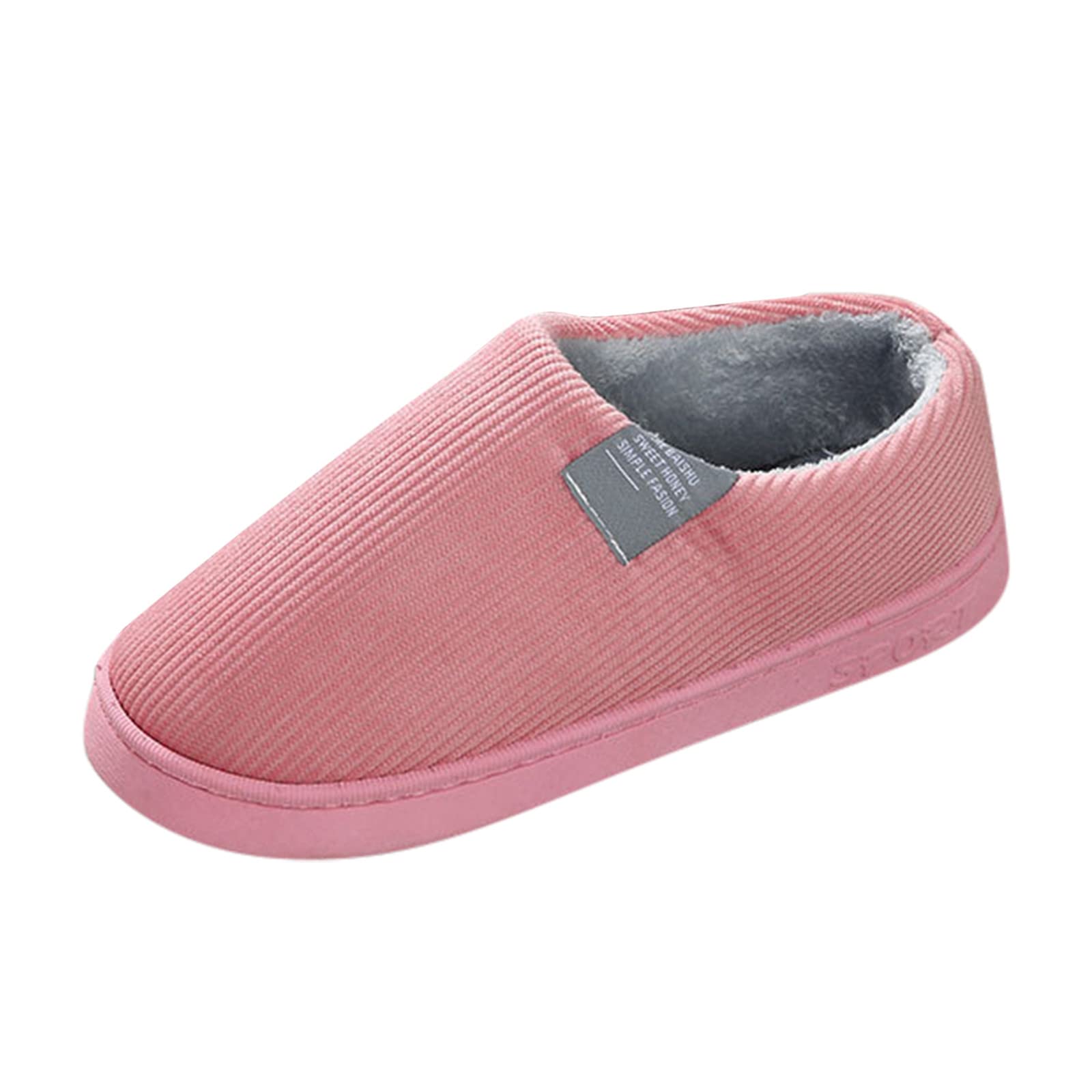 Comfortable Soft Flip Flop Slippers for Men & Women - Warm House Slippers with Arch Support - Cozy Indoor Moccasins for Relaxing at Home