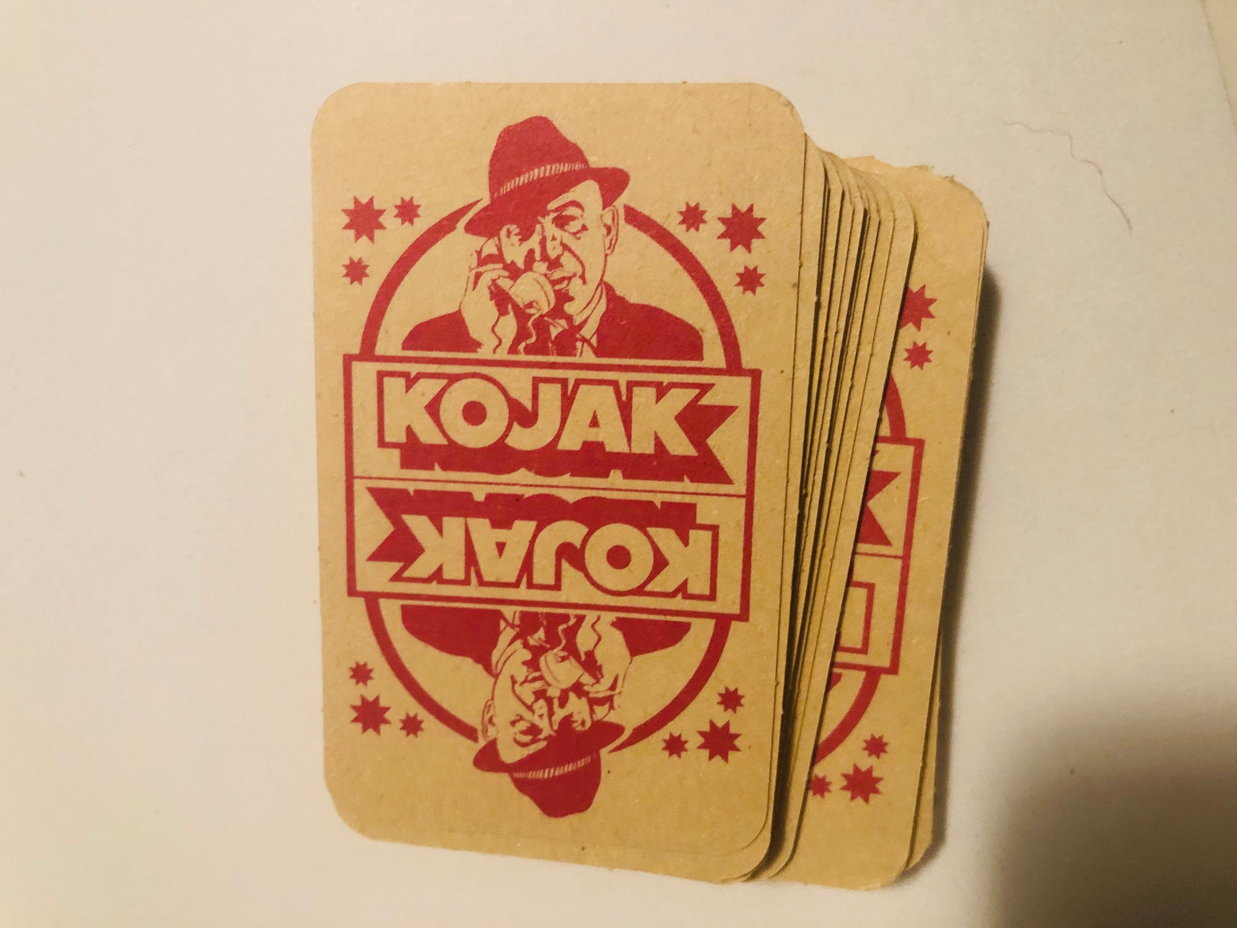 Vintage 1975 Kojak TV Show Trading Cards Complete Set with Rare Subsets - Perfect for Collectors, Nostalgic Gift & Pop Culture Memorabilia Display