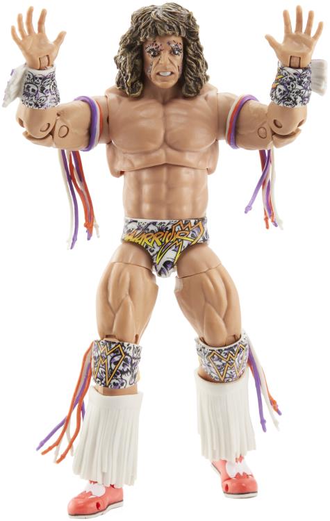 WWE Ultimate Edition Greatest Hits Ultimate Warrior Action Figure - Collectible Wrestling Toy for Fans & Display