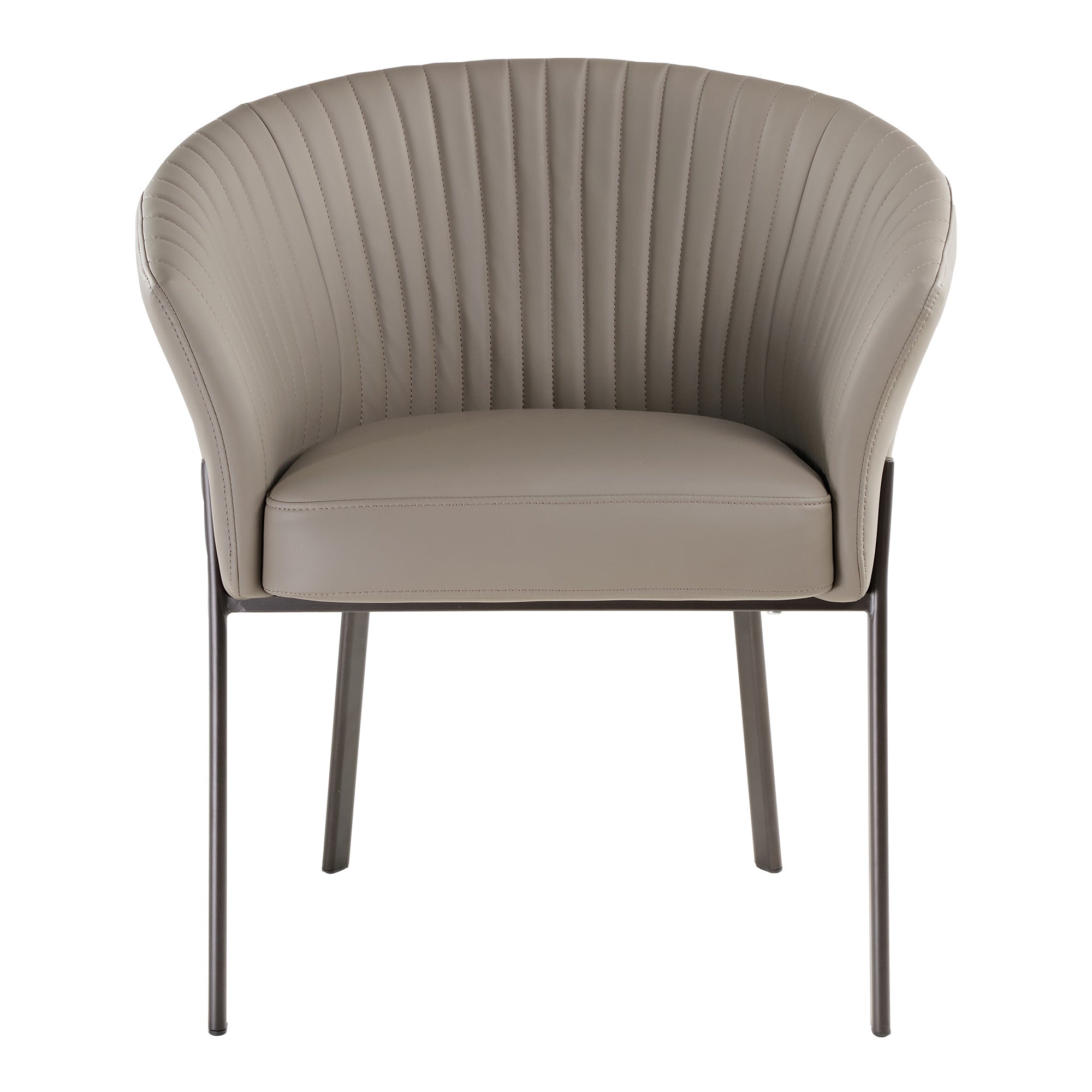 Dark Gray Upholstered Arm Dining Chair with Jade Accents - 1 PC, Modern Comfort for Dining Room, Kitchen, or Office