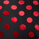 Unique Vintage Black & Red Swiss Dot Burton Caftan Dress - Flowy Boho Maxi Dress for Women | Perfect for Beach Vacations, Summer Parties & Casual Outings