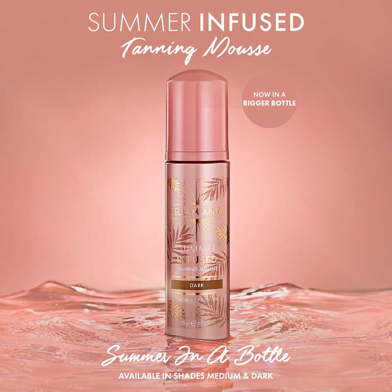 Bellamianta Summer Infused Tanning Mousse - Natural Self Tan Lotion for Glowing Sun-Kissed Skin | Perfect for Beach Vacation & Summer Events