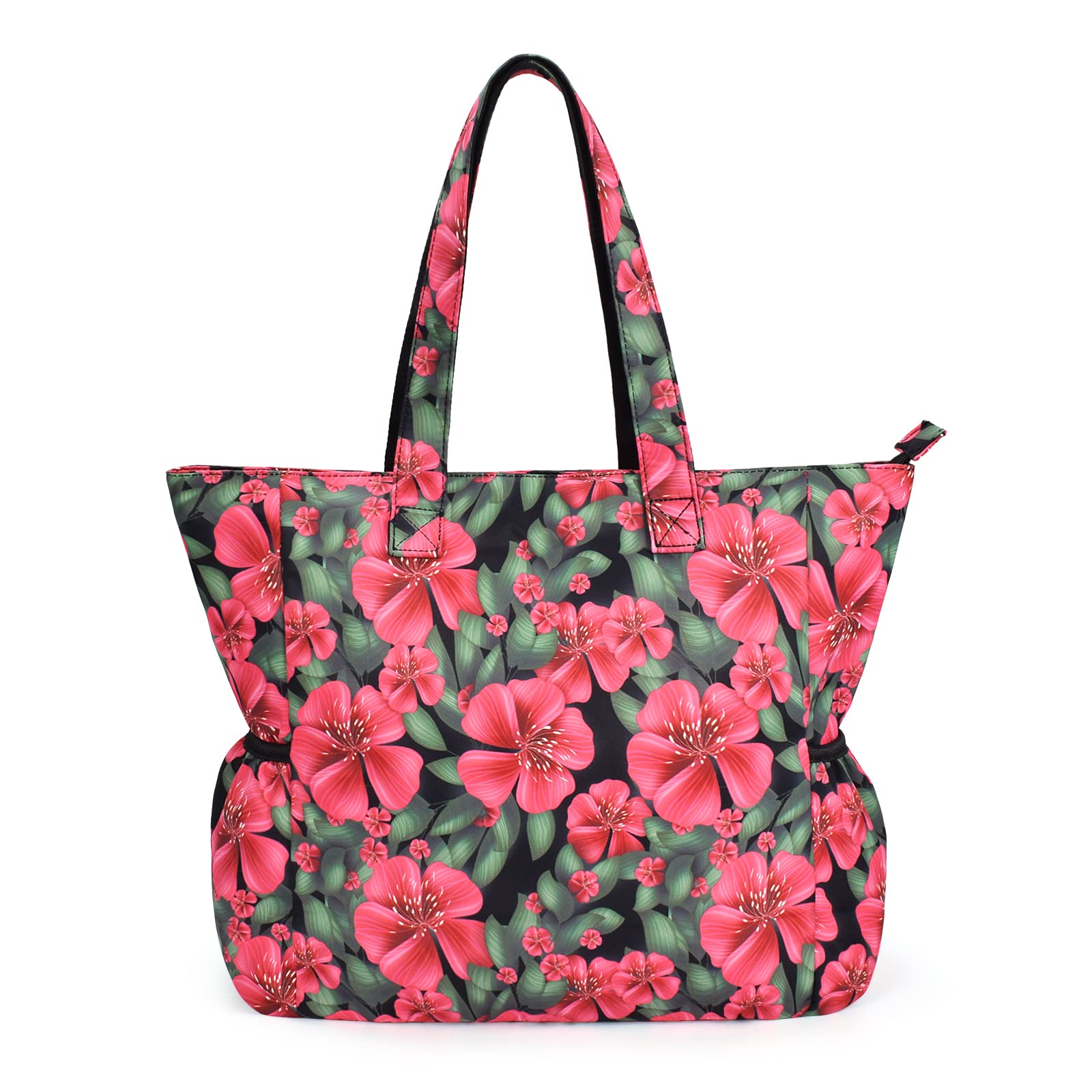 CLOUDMUSIC Large Waterproof Shoulder Tote Bag for Women - Perfect for Nurses, Teachers, Work, Gym, Travel & Beach - Spacious Multipurpose Carryall