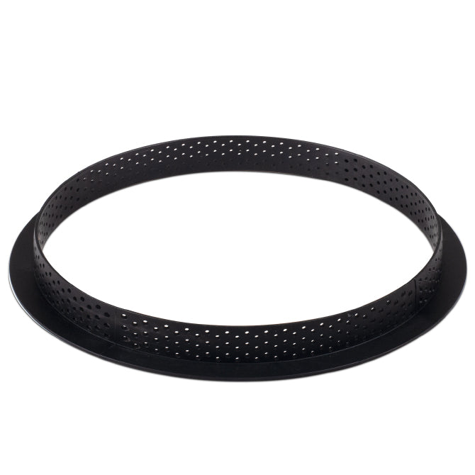 Tarte Perforated Ring - 0.78 Inch Height Stackable Dainty Gold Jewelry for Women, Perfect for Everyday Wear & Layering