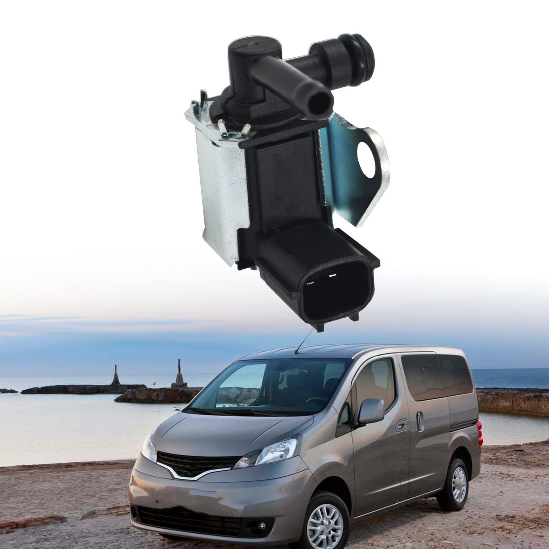 2007-2012 Nissan Versa Vapor Canister Purge Solenoid Replacement - Compatible with 14930-EN200 & K5T46695 - Fixes Engine Stalling & Fuel Efficiency Issues (Perfect for Emissions Repair & Maintenance)