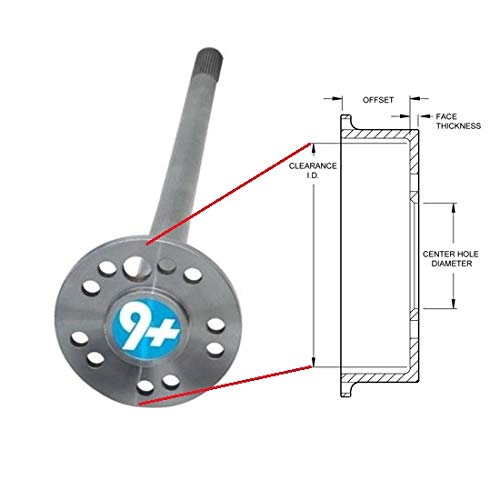 Speedway Motors Universal Rear-End Disc Brake Conversion Kit - Fits Ford 8 & 9 Inch Axles - Complete Bolt-On Kit for Easy Installation & Enhanced Stopping Power - Perfect for Classic Car Upgrades & Performance Street Vehicles