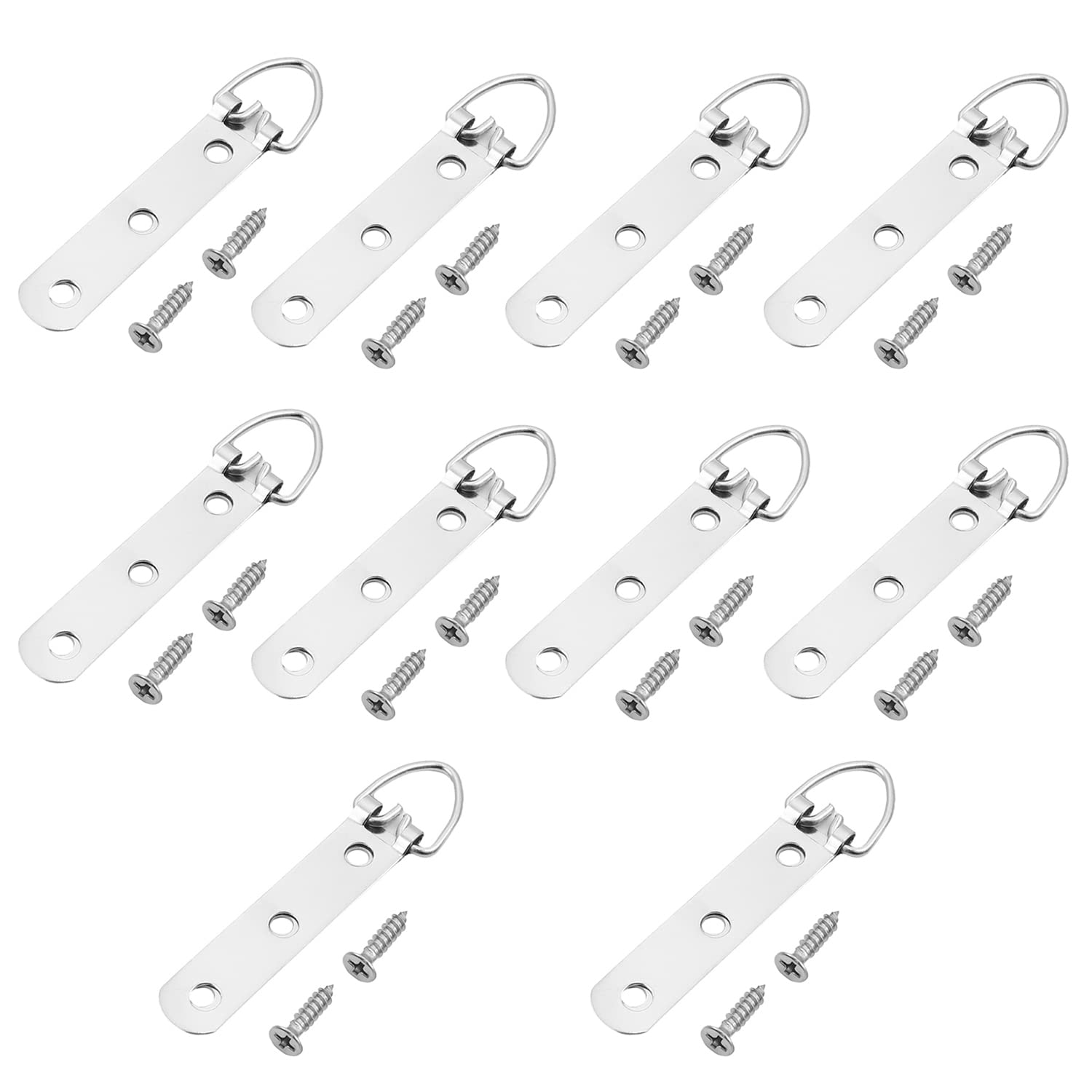 Silver Ring Frame Buckles 10PCS - 3.46