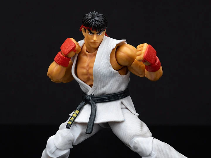 Ultra Street Fighter II: The Final Challengers - Ryu 1/12 Scale Collectible Action Figure with Articulated Joints | Perfect for Gaming Display, Anime Collections & Fighting Game Fans