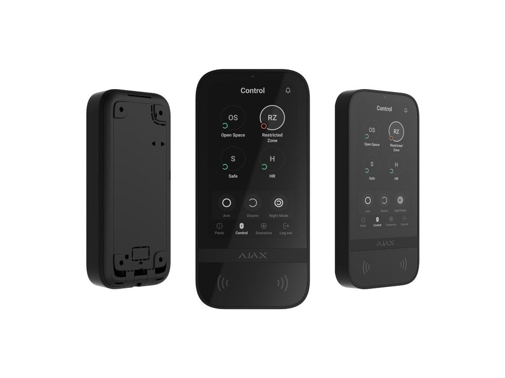 Black Touch Screen Keypad - Durable & Responsive for Smart Homes, Offices, and Security Systems | Easy Installation & User-Friendly Design