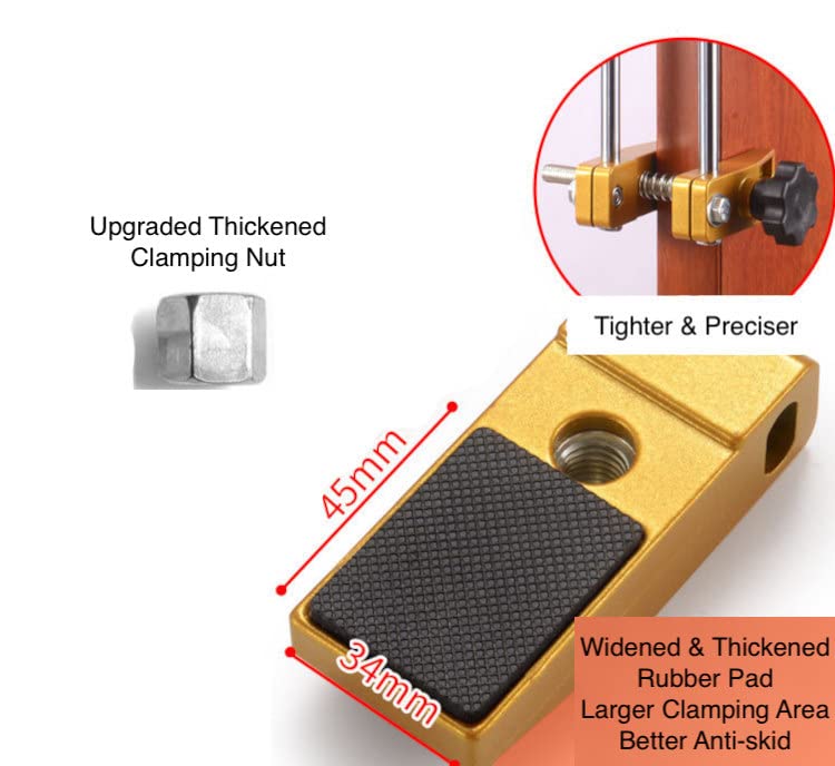 **Wooden Door Lock Mortiser Kit - 3 Drill Bits Included for Easy Lock Installation & Replacement | Perfect for Home Security & DIY Projects**