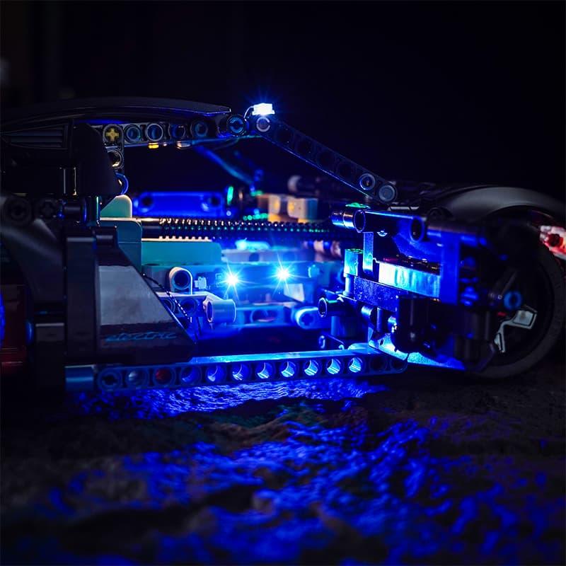 LEGO Technic Porsche GT4 e Performance Race Car 42176 Light Kit - DIY Building Blocks Lighting Set for Model Cars - Perfect for Display, Gifts & Nighttime Showcase