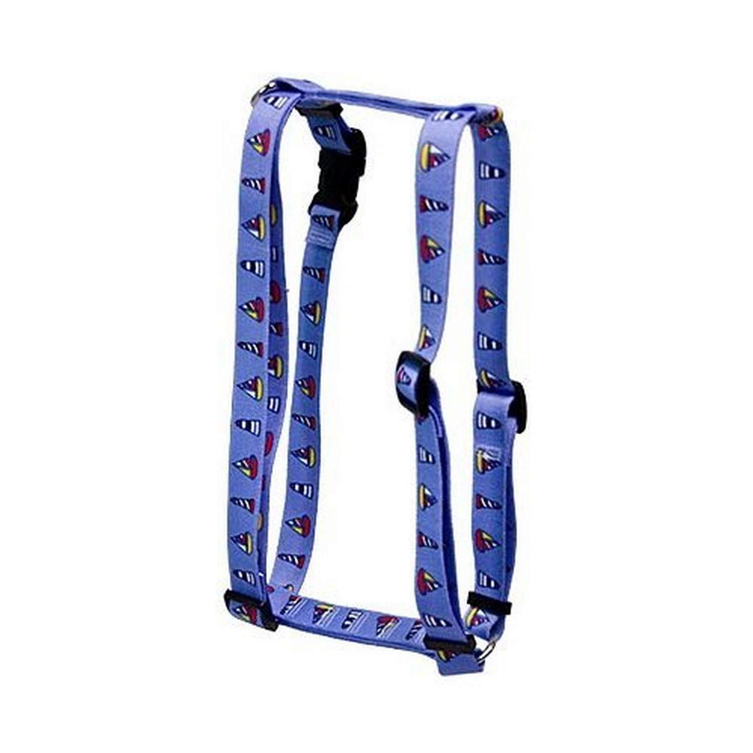 Yellow Dog Design Roman Harness for Dogs - X-Large Size with Sailboats & Lighthouses Pattern - Durable Pet Costume for Walking, Halloween & Photo Shoots