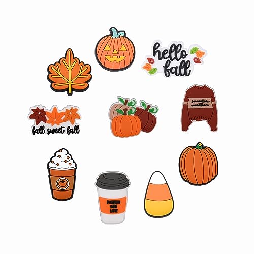 fall shoe charms
