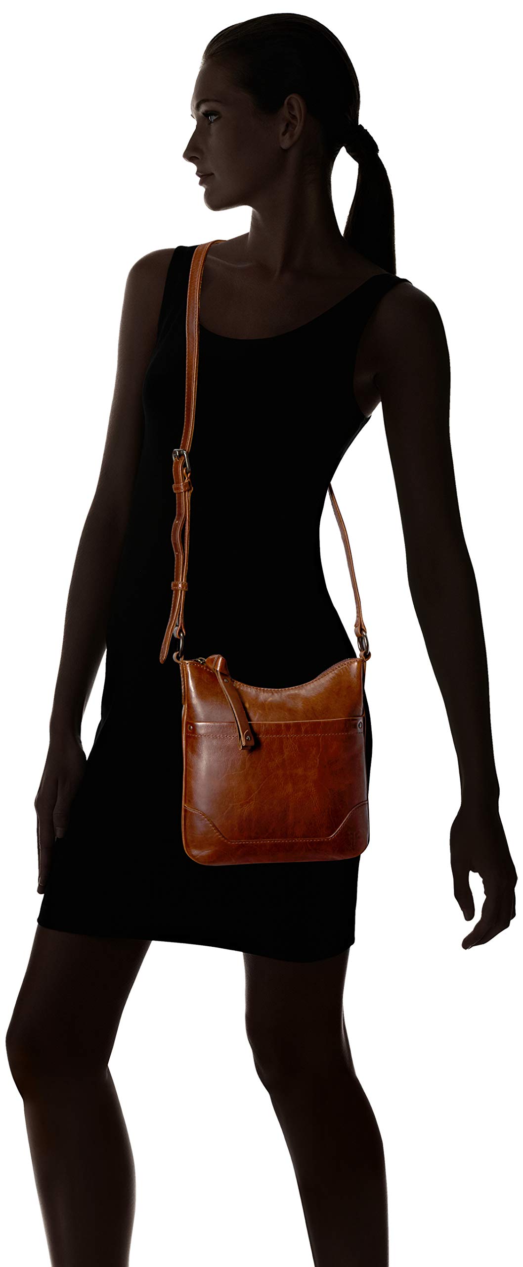 FRYE Melissa Swing Pack Zip Crossbody Bag - Stylish Leather Purse for Women, Perfect for Travel, Shopping & Everyday Use