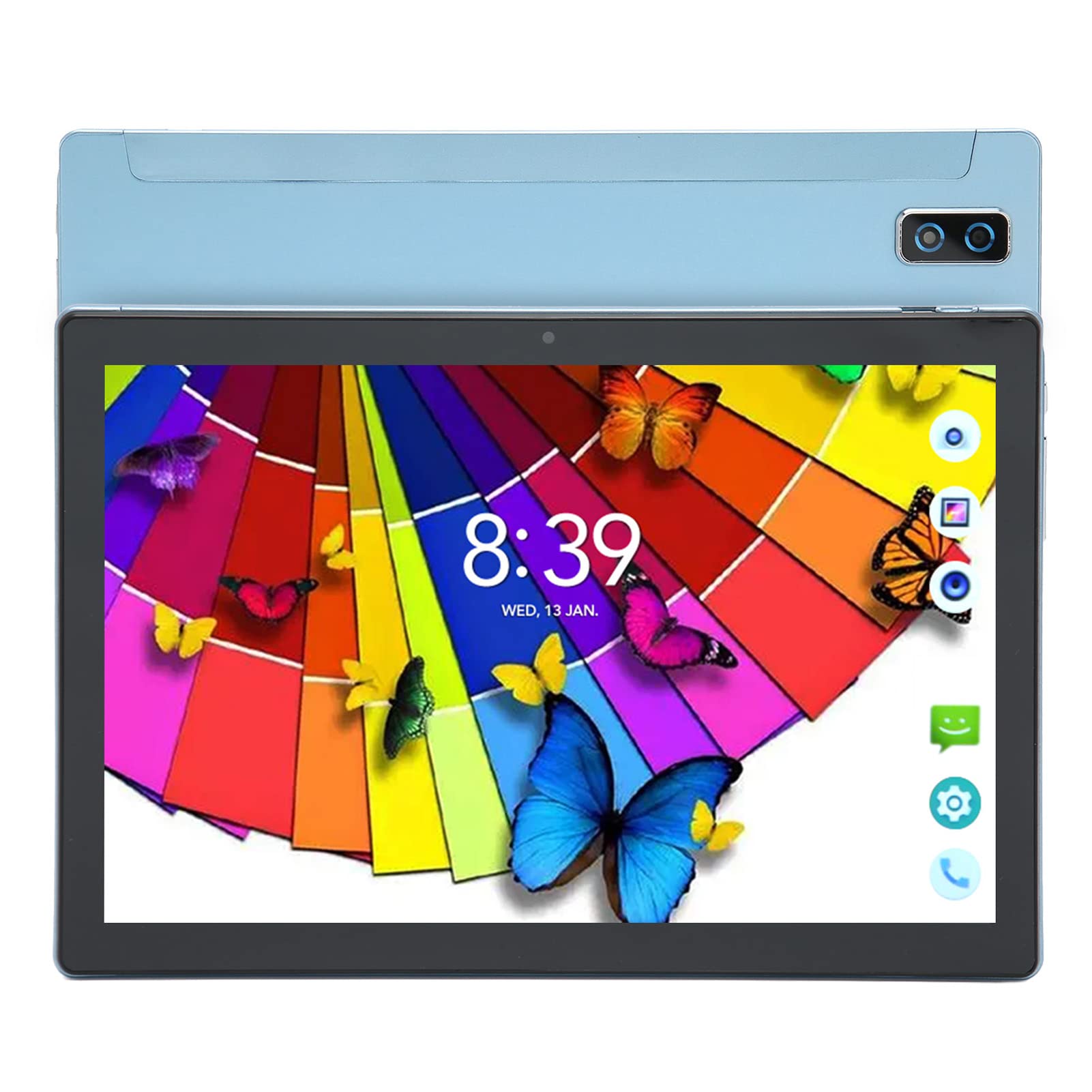 Aramox 10 Inch Tablet PC with 8GB RAM 128GB ROM - Fast Performance for Office Work, Online Learning & Entertainment (Blue)