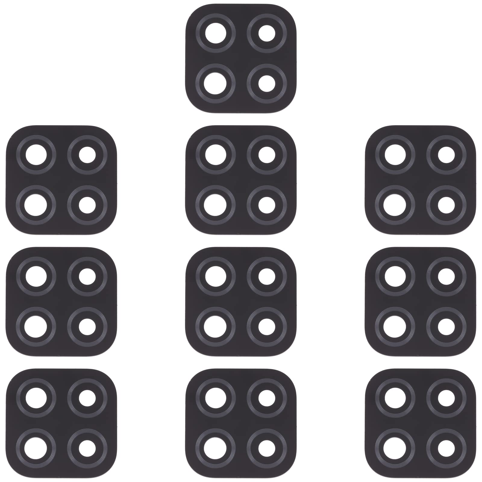 10-Pack Replacement Back Camera Lens for Xiaomi Redmi 9C/Redmi 9 (India)/Redmi 9C NFC/Poco C3 - High-Quality Phone Repair Parts for DIY Fixes & Lens Protection