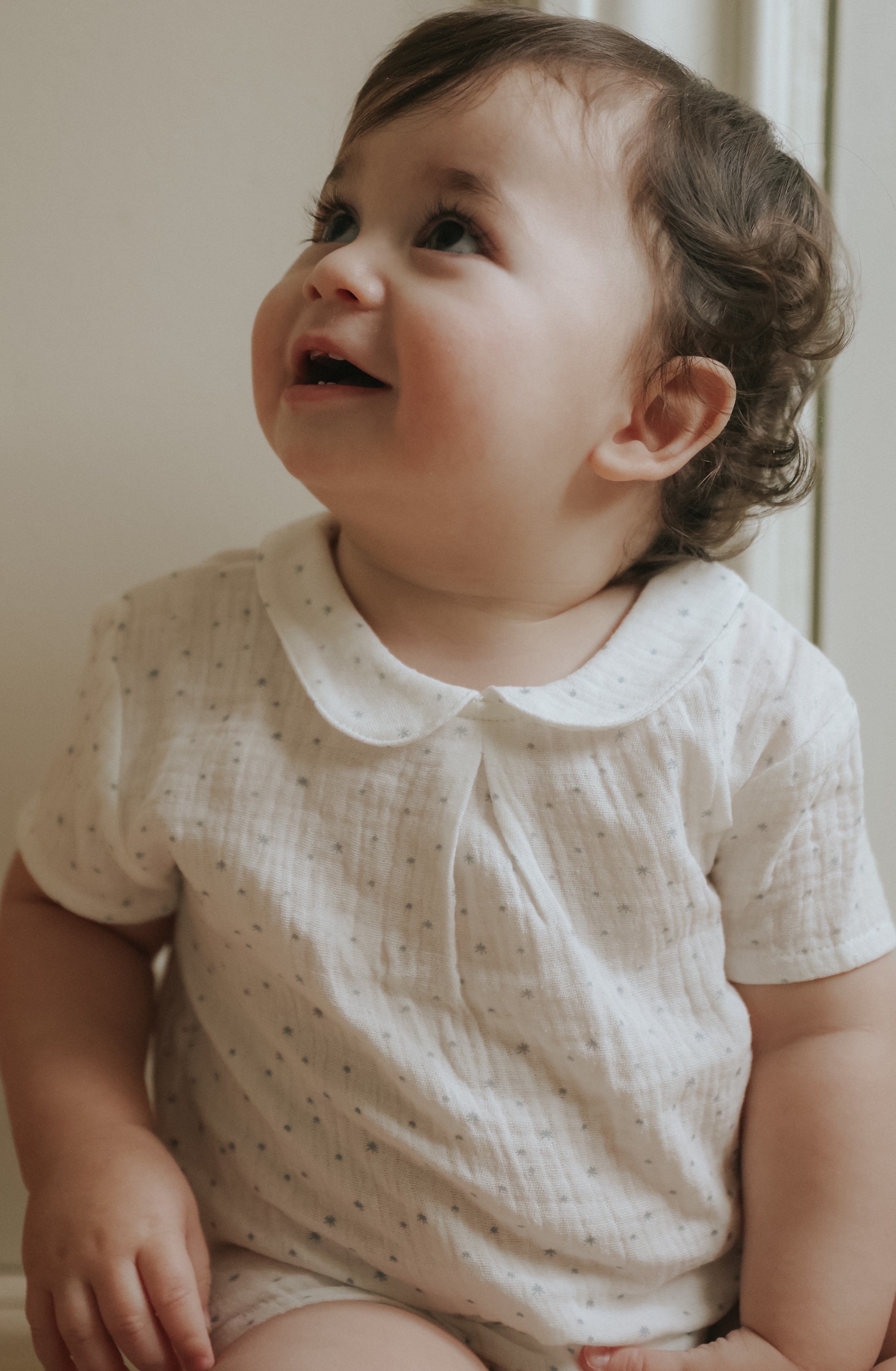 Stylish Gauze Peter Pan Collar Shirt Set by Mema Knits - Perfect for Casual Outfits, Office Wear & Spring Fashion
