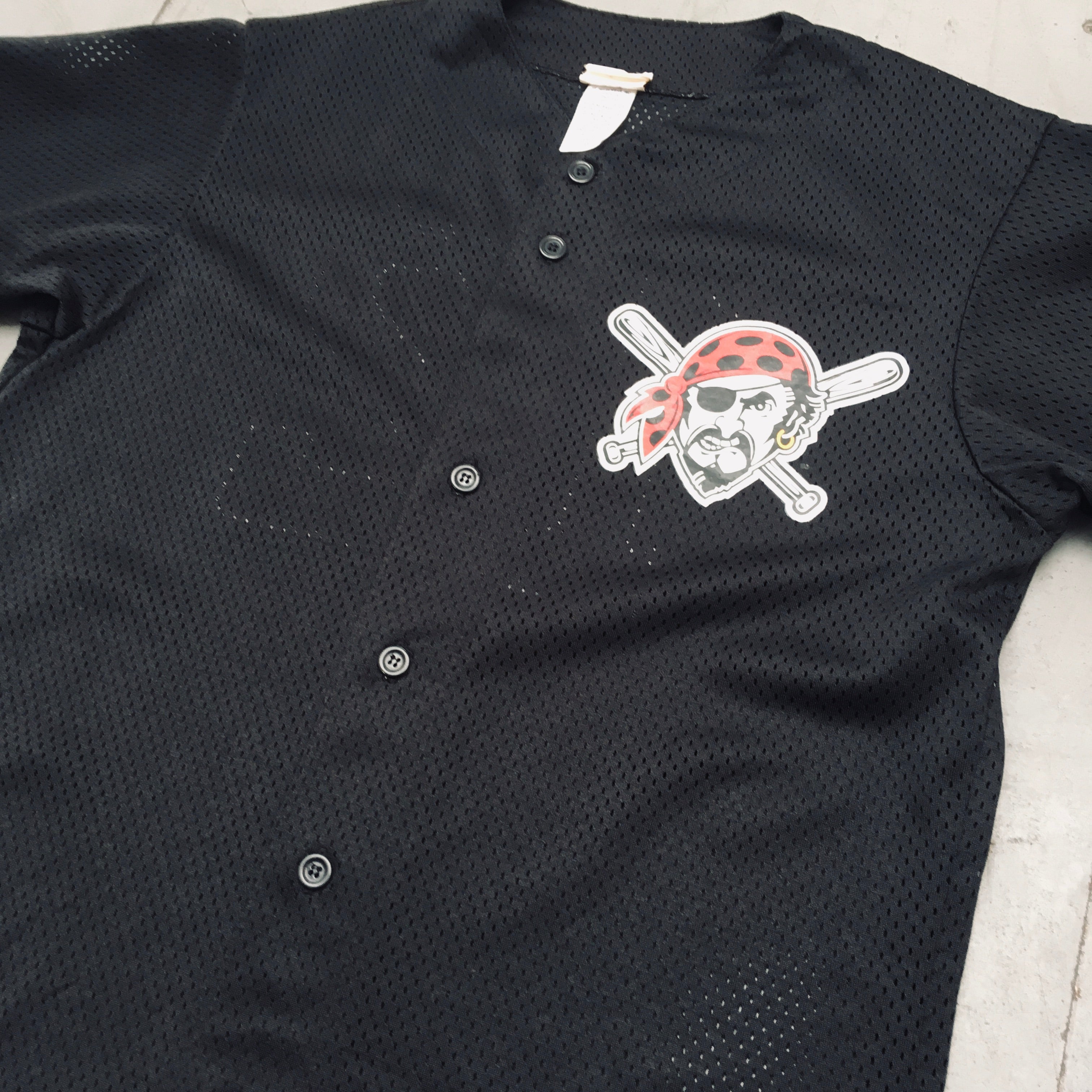 Pittsburgh Pirates 2000s No.12 Black Majestic Baseball Jersey - Size S/M - Authentic MLB Fan Apparel for Games & Collectors